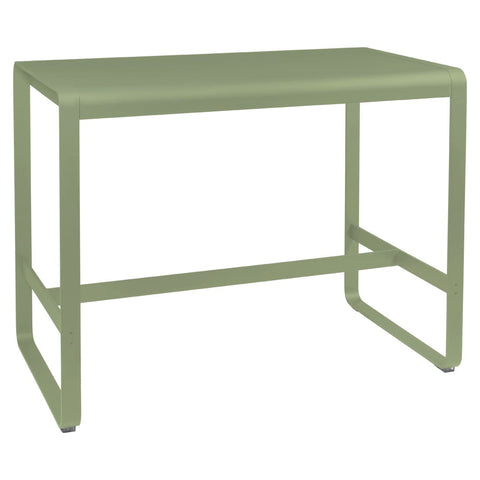 Table haute BELLEVIE de 140 x 80 x 105 cm de la marque française Fermob. Acheter Fermob en ligne. Rincón del Mueble