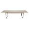 Table extensible à deux rallonges BIARRITZ de 200/300 x 100 cm. Collection Fermob. Acheter meubles en ligne d’extérieur et d’intérieur. 