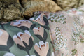 Coussin d’extérieur BOUQUET SAUVAGE, tulipe de 44x44 cm FERMOB
