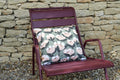 Coussin d’extérieur BOUQUET SAUVAGE, tulipe de 44x44 cm FERMOB