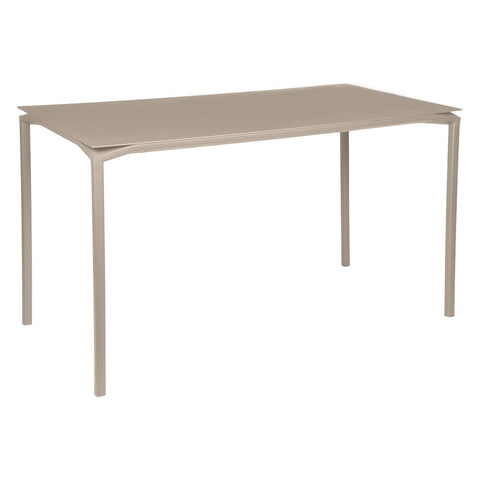 Table haute CALVI de 160 x 80 cm de la marque française Fermob. Acheter Fermob en ligne. Rincón del Mueble
