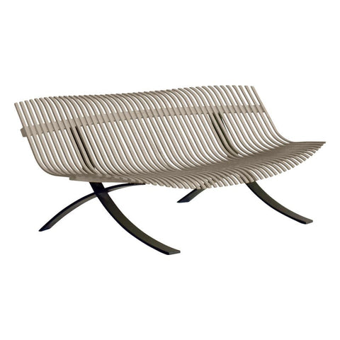 Banc CHARIVARI pour 6 personnes. Acheter mobilier d’extérieur Fermob. Rincón del Mueble RDM Madrid Espagne