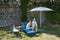 Chaise longue en acier DUNE
