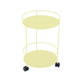 Guéridon à roulettes GUINGUETTE, acheter en ligne marque FERMOB. Rincón del Mueble RDM Madrid Espagne. Acheter mobilier d’extérieur et d’intérieur.
