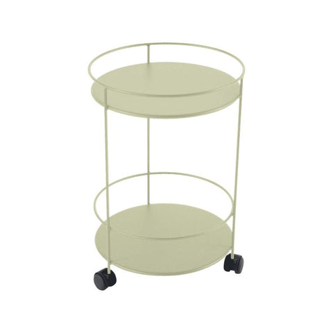 Guéridon à roulettes GUINGUETTE, acheter en ligne marque FERMOB. Rincón del Mueble RDM Madrid Espagne. Acheter mobilier d’extérieur et d’intérieur.