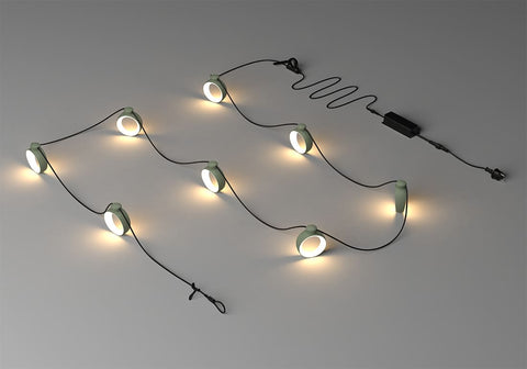 Guirlande lumineuse extérieure HOOP de la marque Fermob. Acheter Fermob en ligne
