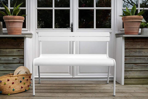 Banc avec dossier pour 2/3 personnes LUXEMBOURG Fermob en ligne Espagne | Rincón del Mueble | rincondelmueble.com
