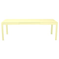 Table extensible à 2 rallonges RIBAMBELLE de 149/234 x 100 cm de la marque française Fermob. Acheter Fermob en ligne. Rincón del Mueble