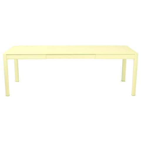 Table extensible à 2 rallonges RIBAMBELLE de 149/234 x 100 cm de la marque française Fermob. Acheter Fermob en ligne. Rincón del Mueble
