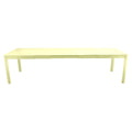 Table XL extensible à 3 rallonges RIBAMBELLE de 149/299 x 100 cm de la marque française Fermob. Acheter Fermob en ligne. 