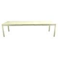 Table XL extensible à 3 rallonges RIBAMBELLE de 149/299 x 100 cm de la marque française Fermob. Acheter Fermob en ligne. 