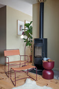Fauteuil bas en cuir SURPRISING Fermob Coin du Meuble