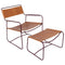 Fauteuil bas en cuir SURPRISING Fermob Coin du Meuble