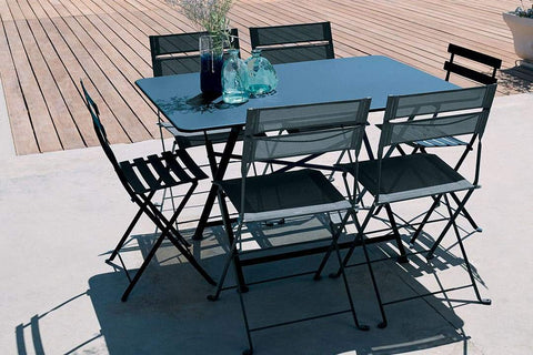 Table CARGO de 128 x 90 cm de la marque française Fermob. Acheter Fermob en ligne. Rincón del Mueble