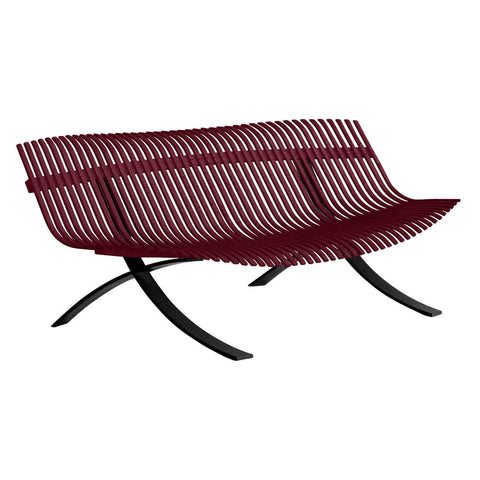Banc CHARIVARI pour 6 personnes. Acheter mobilier d’extérieur Fermob.