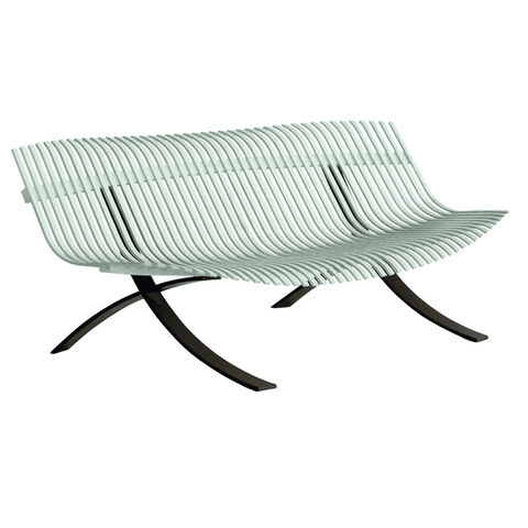 Banc CHARIVARI pour 6 personnes. Acheter mobilier d’extérieur Fermob. Rincón del Mueble RDM Madrid Espagne